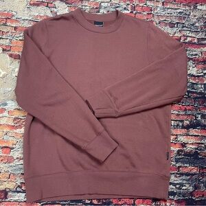 Bronxton Men’s Classic Crewneck Sweatshirt in Mauve